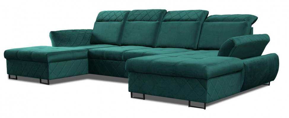 Wohnlandschaft Sofa Couch Polster Sofa Ecke Neu Designer U-Form Ecksofa XXL