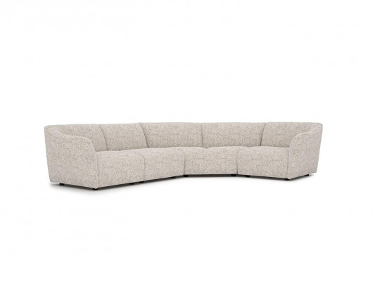 Luxus Garnitur Ecksofa L-Form Polster Wohnzimmer Couchtisch Neu Beistelltisch