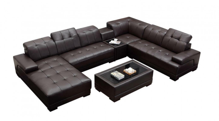 XXL Leder Big Wohnzimmer Sofa Couch Ecksofa Sofas Couchen Polster