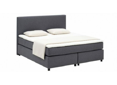 Bett Continental Boxspring Betten Polster Hoch Doppel Leder Textil Bett