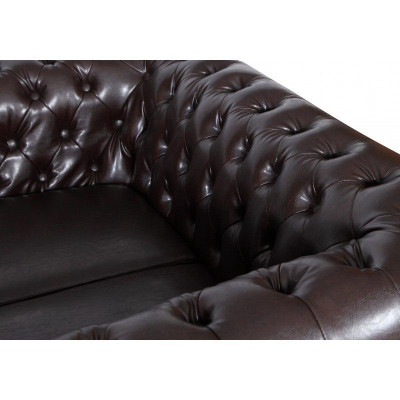 Chesterfield Sofagarnitur 3+2+1 Yorki Couch Polster Set Sofas Couchen Neu