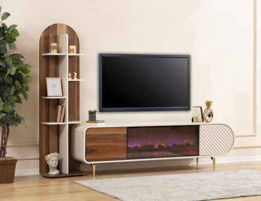 TV Ständer RTV Lowboard Regale Sideboard Tisch Modern Weiß Luxus Neu