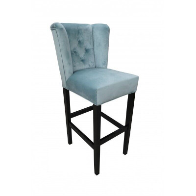 Chesterfield Bar Chair Barhocker Sessel Stuhl Hocker Bar Tresen Design Textil