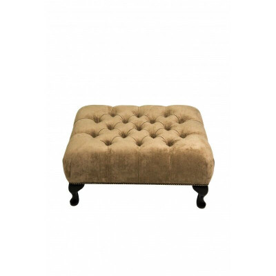 Hocker Beistell Bank Fußhocker Beistellhocker Ottomane Sitzbank Chesterfield