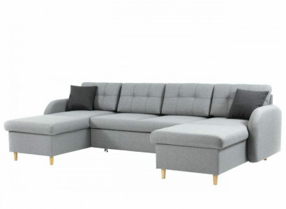 Design Ecksofa Sofa Bettfunktion Couch Polster Sitz Eck Sofas Couchen Neu Prato