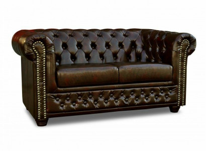 Chesterfield Sofa 2 Sitzer York Couch Polster Sofas Couchen Neu