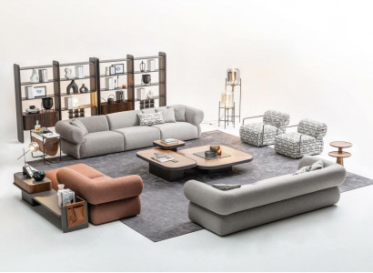 Große Sofagarnitur Wohnzimmer Couch Fünfsitzer Wohnlandschaft Sessel 5tlg