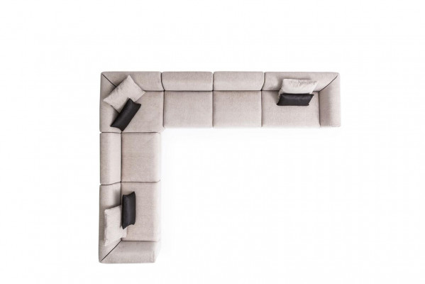 Ecksofa Sofa U-Form Polstersofa Wohnzimmer Design Designer Sitzlandschaft