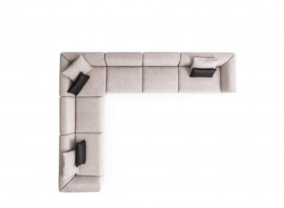 Ecksofa Sofa U-Form Polstersofa Wohnzimmer Design Designer Sitzlandschaft