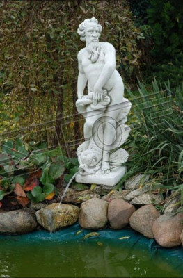 Fontainen Teich Figur Adam Statue Figuren Skulpturen Statuen