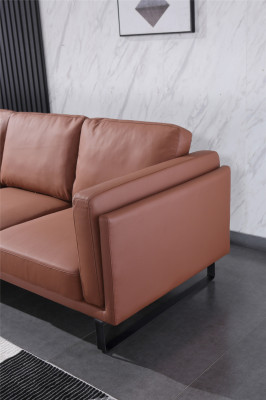 Ledersofa Couch Sofagarnitur Ecksofa Eck Garnitur Design Modern Dekor Sofa