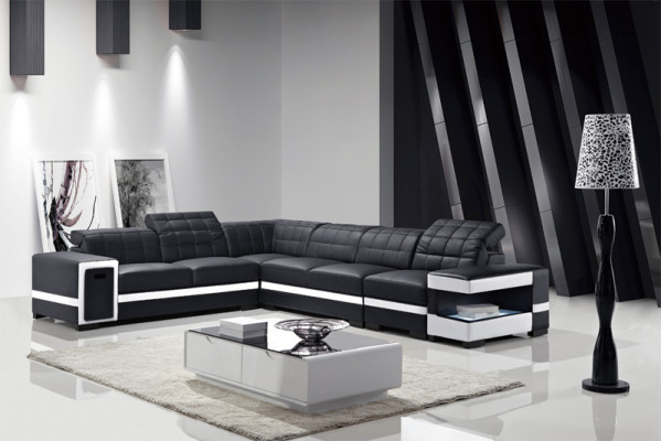 Designer Sofa Couch Ecksofa Polster Deko Garnitur Wohnlandschaft L-Form