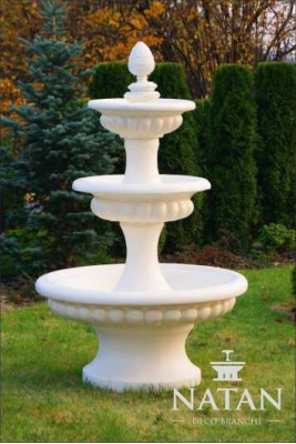 Zierbrunnen Springbrunnen Skulptur Brunnen Deko Garten Fontaine Teich Neu 186cm