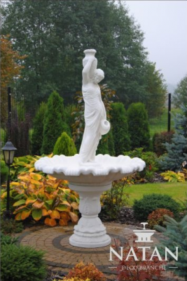 Zierbrunnen Springbrunnen Figur 239cm Brunnen Dekoration Garten Fontaine Teich