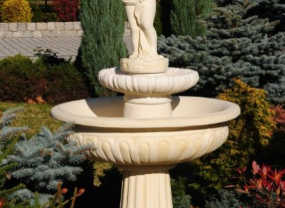 Zierbrunnen Springbrunnen Skulptur Brunnen Deko Garten Fontaine Teich Neu 174cm