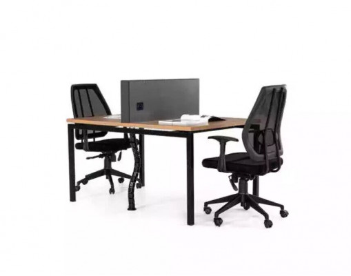 Arbeitszimmermöbel Schreibtischgarnitur Office Möbel Bürotisch Tisch Holz