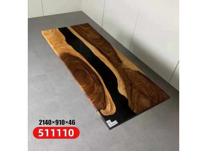 epoxid harz esstisch echtes holz massive möbel wasserfall epoxy tisch Möbel Neu