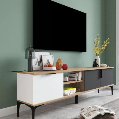 Lowboard RTV TV-Stand Modern Design Rechteckig Holz Material Luxus Design