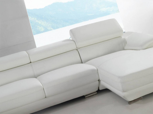 Design Ecksofa Leder Sofa Couch Polster Eck Wohnlandschaft Sitz Garnitur