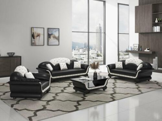 Komplett Set Sofagarnitur 321 Sitz Couchtisch Designer Wohnlandschaft 4tlg. Neu