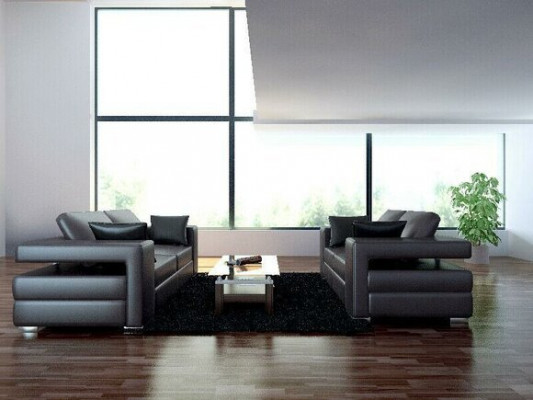 Design Couchen Sofas Polster 321 Sitzer Sofagarnitur Garnituren Set Leder