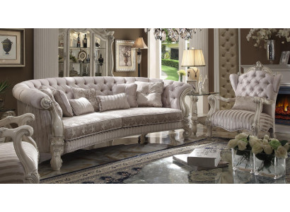 Chesterfield Sofa 4 Sitzer Couch Polster Luxus Klassische Textil Sofas Barock