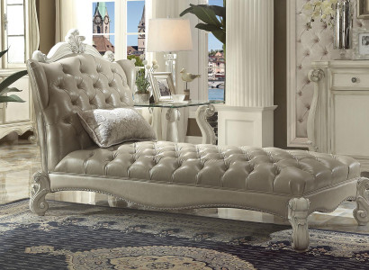 Chesterfield Chaiselongues Sofa Liege Chaise Club Relax Liegen Leder Textil neu