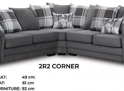 Stoffsofa Luxus Stoff Eckgarnitur Wohnzimmer Ecksofa Sofas L-Form Sofa Ecke