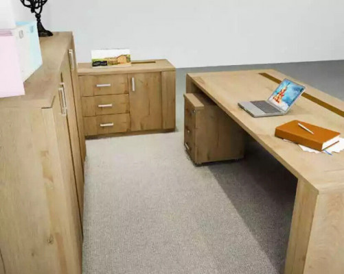 Designer Brauner Schreibtisch Luxus Büro Möbel Arbeitszimmer Modern