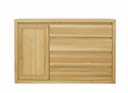 Anrichte Kommode Massivholz Schränke Echtes Holz 140x90cm Kommoden Schrank Eiche