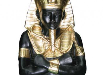 Figur Ägyptische Pharao Statuen Figuren Dekoration Kunststoff 34cm Ägypten Neu