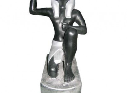 Ägyptischer Pharao Figur aus Kunststoff, Höhe 21 cm