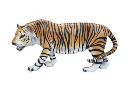 Afrikanischer Tiger Dekorative Statue Garten Figuren Statuen 175cm Lebensgroß