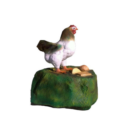 Deko Figuren Henne aus Kunststoff Osterdeko Huhn Garten Figur Höhe 59 cm Neu