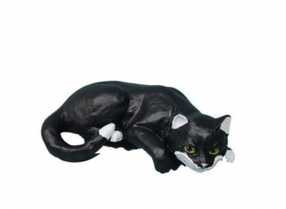 Katze Figur Statue Garten Dekoration Skulptur Deko Skulpturen