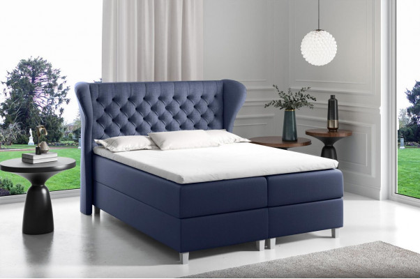 Bett Chesterfield boxspring möbel betten king size samt hotel neu schlafzimmer