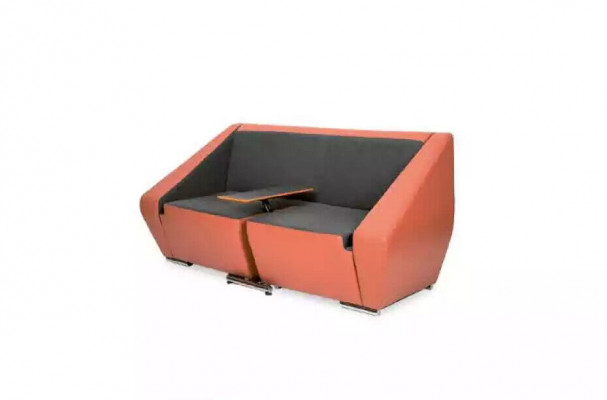 Büromöbel Zweisitzer Sofa Polstercouch Workstation Arbeitscouch Sofas