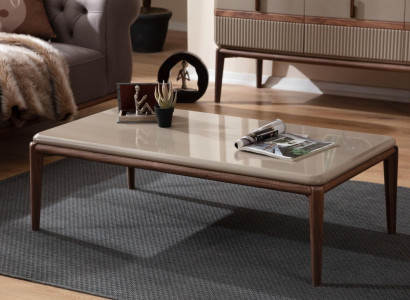 Brauner Holz Couchtisch Wohnzimmer Designer Möbel Luxus Stilvolle Tische