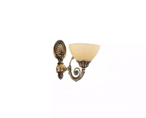  Wandlampe Wandleuchten Gold Wandleuchte Lüster Wand Lampen Beige Glas