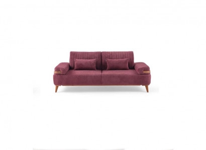 Wohnzimmer Rosa 3-Sitzer Moderner Dreisitzer Luxuriöse Polster Couch