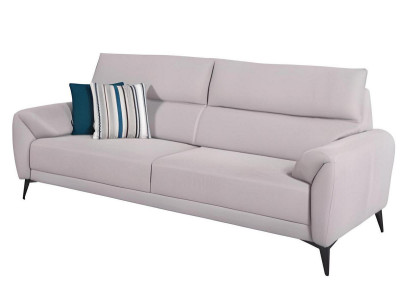  Weißes Polstersofa Designer Couchen Stoffsofas Wohnzimmer Sitzmöbel