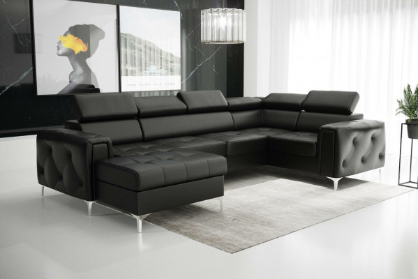 Wohnlandschaft Design Ecksofa Textil Couchen Sofas U Form Sofa Couch Polster Neu