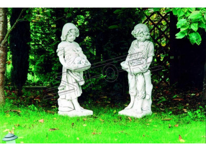 120cm Mädchen Figur Statue Figuren Skulptur Statuen Garten