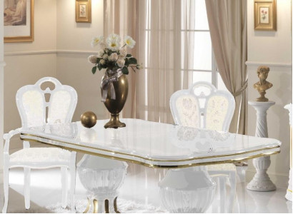 Klassischer Designer Esstisch Tisch Wohnzimmer Italienischer Tische Stil Möbel