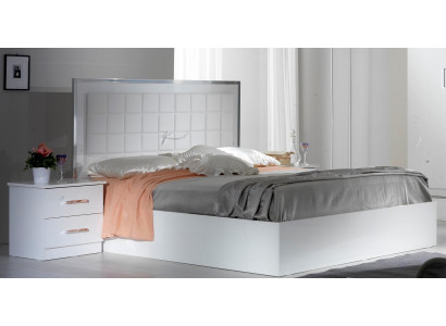 Bett 2x Nachttisch 3 tlg. Schlafzimmer Set Design Modern Luxus Betten Gruppe Neu