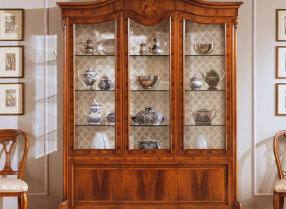 Luxus Vitrine Schränke Vitrinen Braun Schrank Wohnzimmer Holz Glas