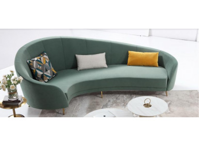 Rund Sofa + Couchtisch Modernes Sofa Wohnzimmer Couchtisch Möbel Komplett Set