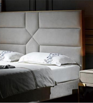 Doppelbett Bett Ehebett Design Luxus Samt Polsterbett Designbett Textil Betten