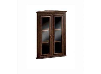 Klassische Vitrine Vitrinenschrank Eckschrank Eck Vitrinen - Model V-WN Vitrine