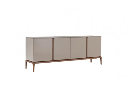 Wohnzimmer Anrichte Holz beige Stil Modern Sideboard Schrank xxl